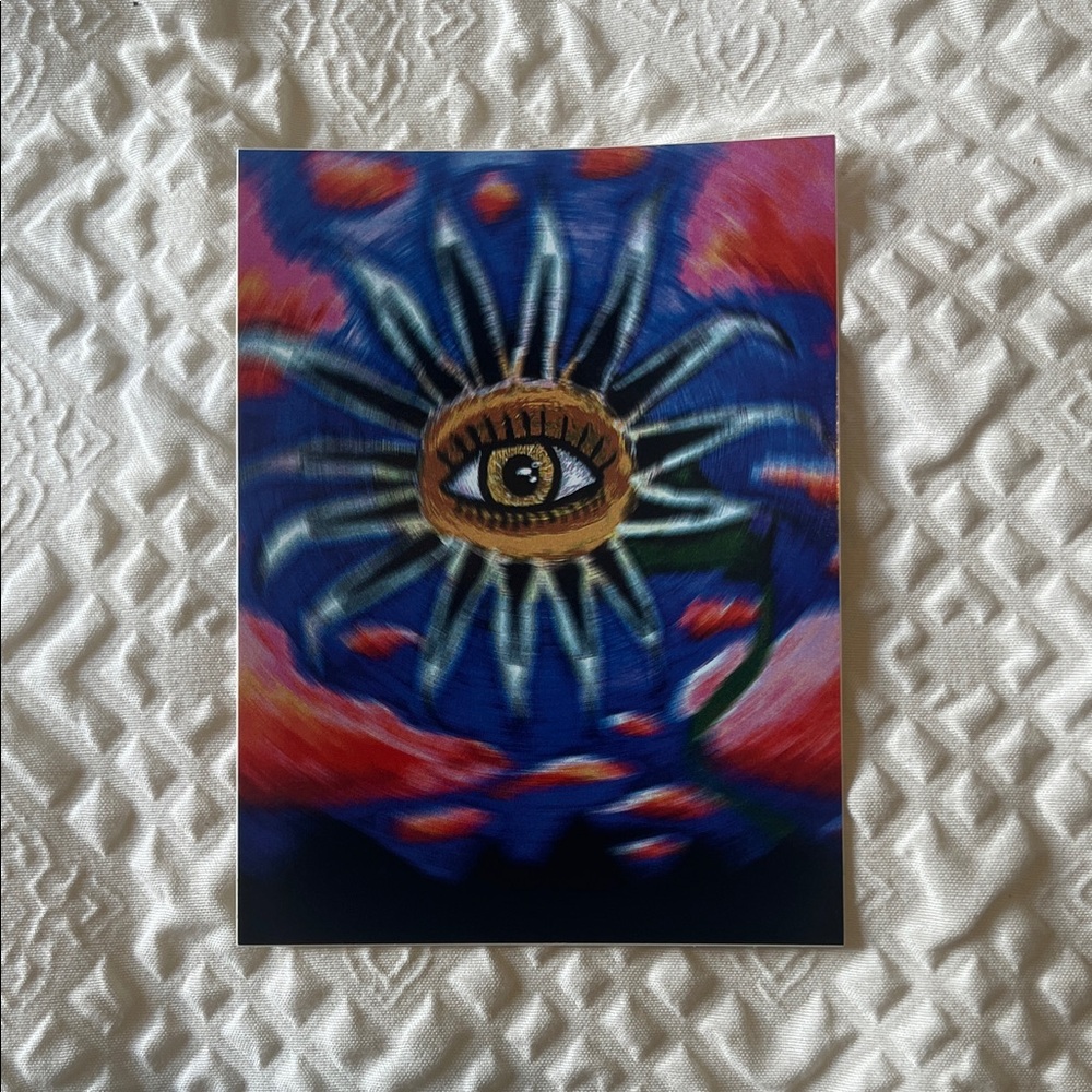 Vibrant Eye Art Print Sticker Pack